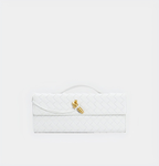 Handgeweven Leren Schoudertas voor Stijlvolle Draagwijze