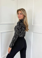 Pailletten Glittertop voor Feestjes - Elegante Glamour Outfit