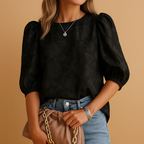 Bloementop Dames met Flatterende Pasvorm en Elegante Stijl