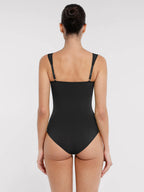 Seamless Sculpting Diamond Neck Brief Bodysuit