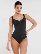 Seamless Sculpting Diamond Neck Brief Bodysuit