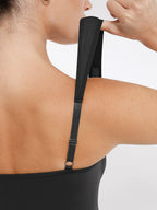 Seamless Sculpting Diamond Neck Brief Bodysuit