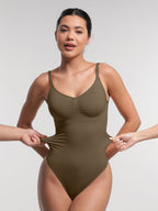 Sculpting Padded Bra Thong Bodysuit
