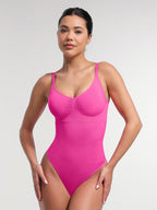 Sculpting Padded Bra Thong Bodysuit